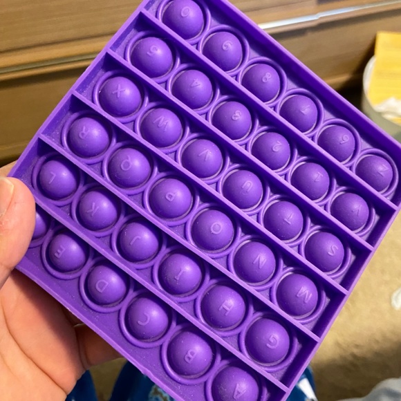 Purple Alphabet & Number Pop-It - Picture 3 of 3